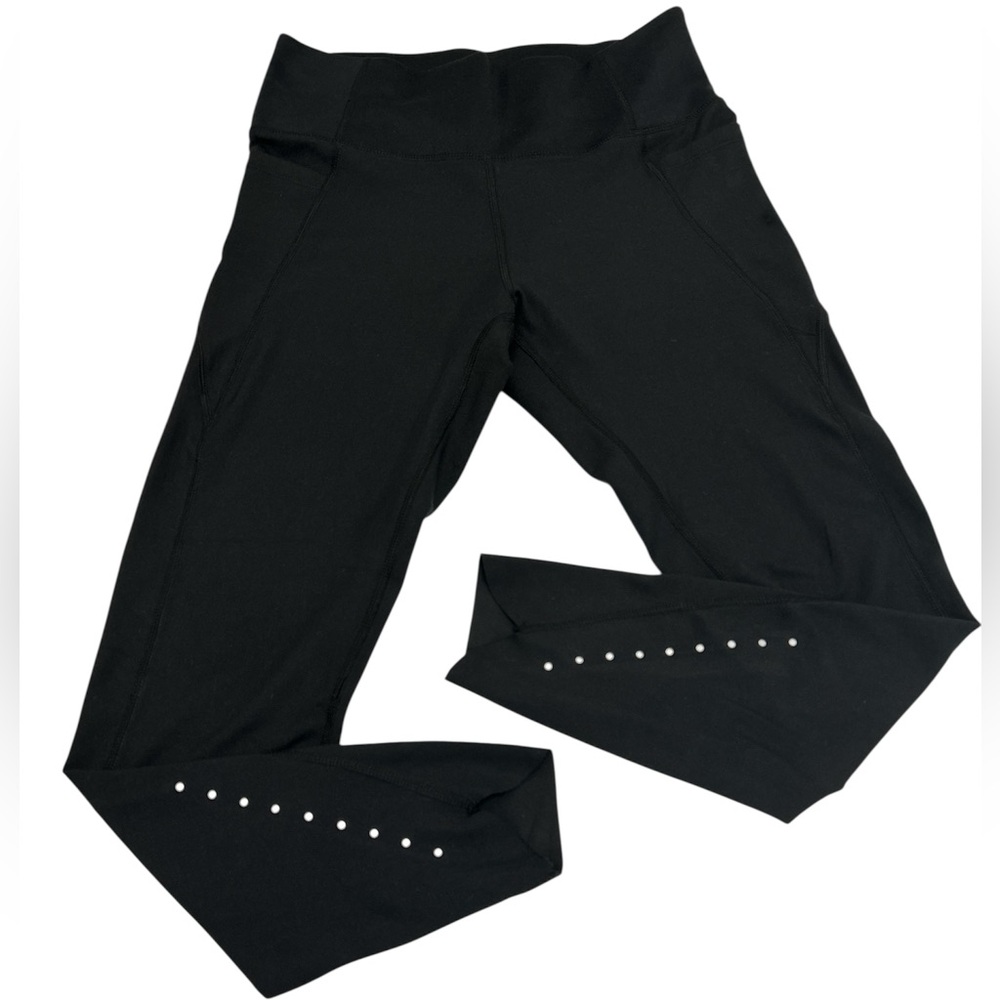 Danskin Black Leggings with Stud Accents